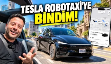 Taksicilerin belalısı: Tesla Robotaxi’ye bindik (vLog)