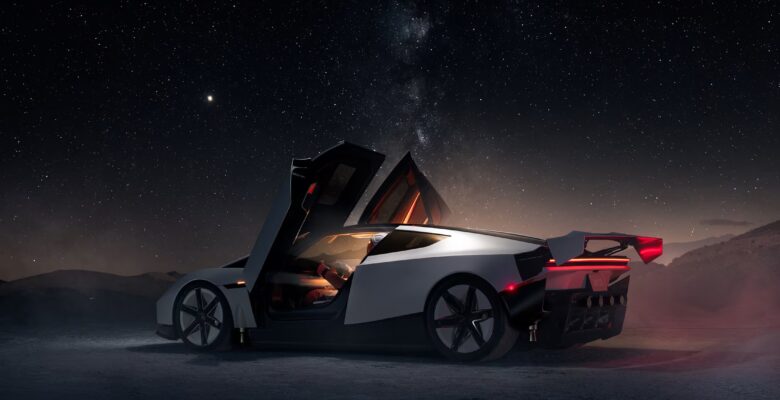 Tesla uçan arabayı tanıttı: Yeni Tesla Roadster havalanıp takla atıyor!