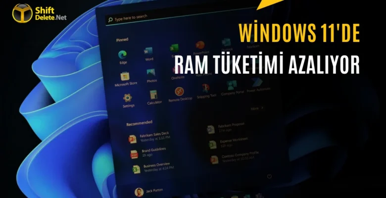 Yeni Windows 11 Güncellemesi Performans Artışı Sağlıyor: RAM Kullanımı Düşecek